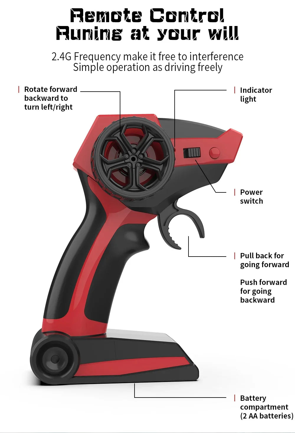 RC Car 1:16 70KM/H or 25KM/H Car Toys LED Headlight Shock-Absorbing Long Endurance With Adapt To All-Terrain 4WD Toys