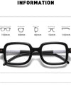 Retro Reading Glasses Fashion Square Presbyopia Hyperopia Eyeglasses Women Man Trendy Eyewear +1.0 +1.5 +2.0 +3.0 +3.5 +4.0