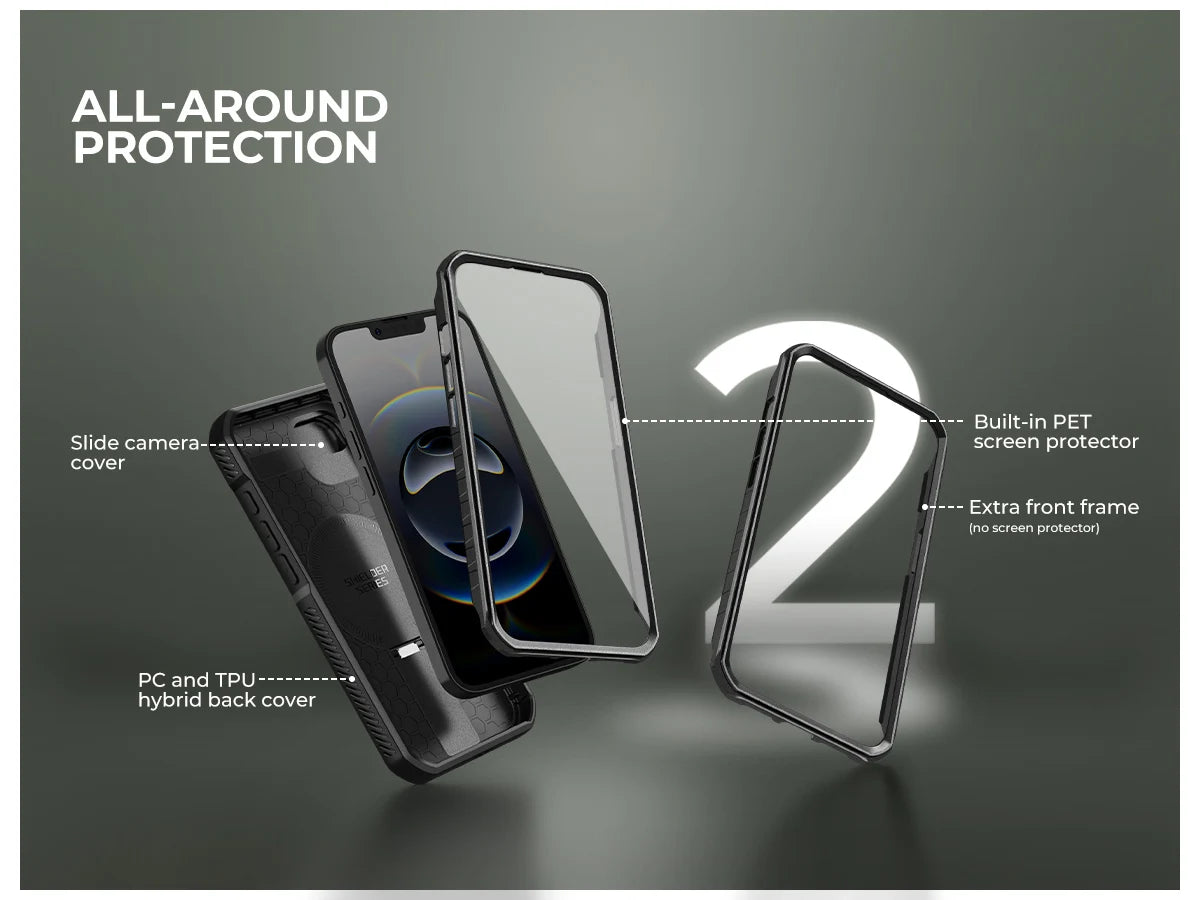 For iPhone 16e Compatible MagSafe Case with Slide Camera Cover and Adjustable Kickstand Shockproof Bumper Slim Protective Case