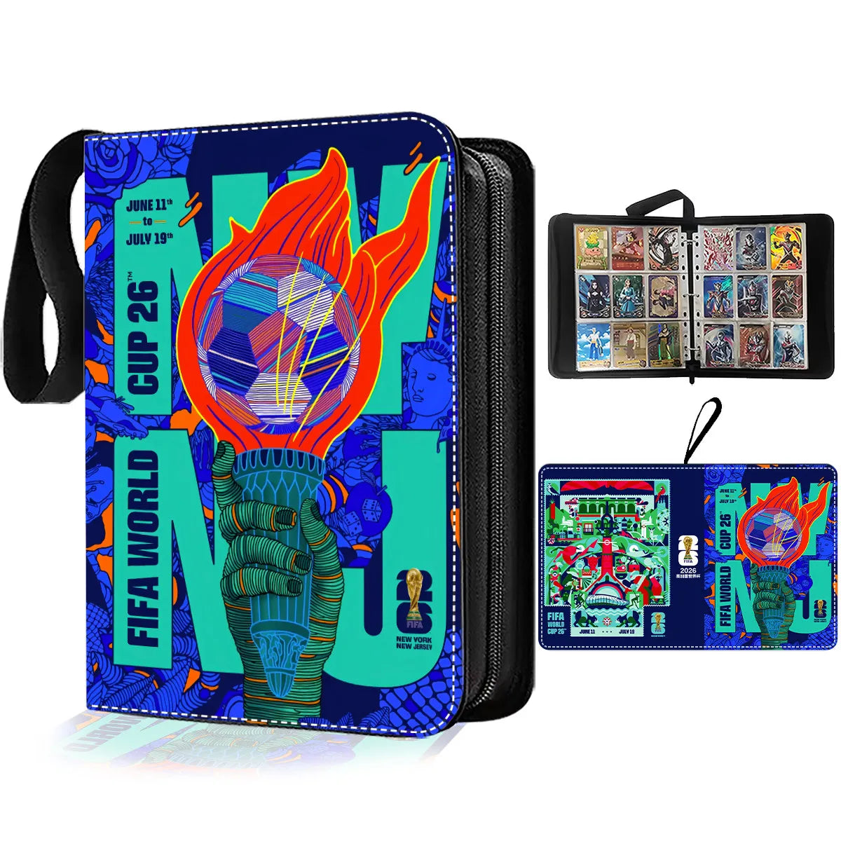 2026 Soccer Trading Card Album Football Card Collection Binder