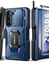 Strong Magnetic Case for Samsung Galaxy Z Fold 6 with MagSafe Built in Screen Protector Belt Clip Kickstand Function Phone Case