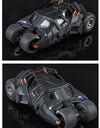 1:18 Batmobile Tumbler Alloy Diecast Model Sound Light Car Spray Function Toy Display Ornament Toys For Gift For