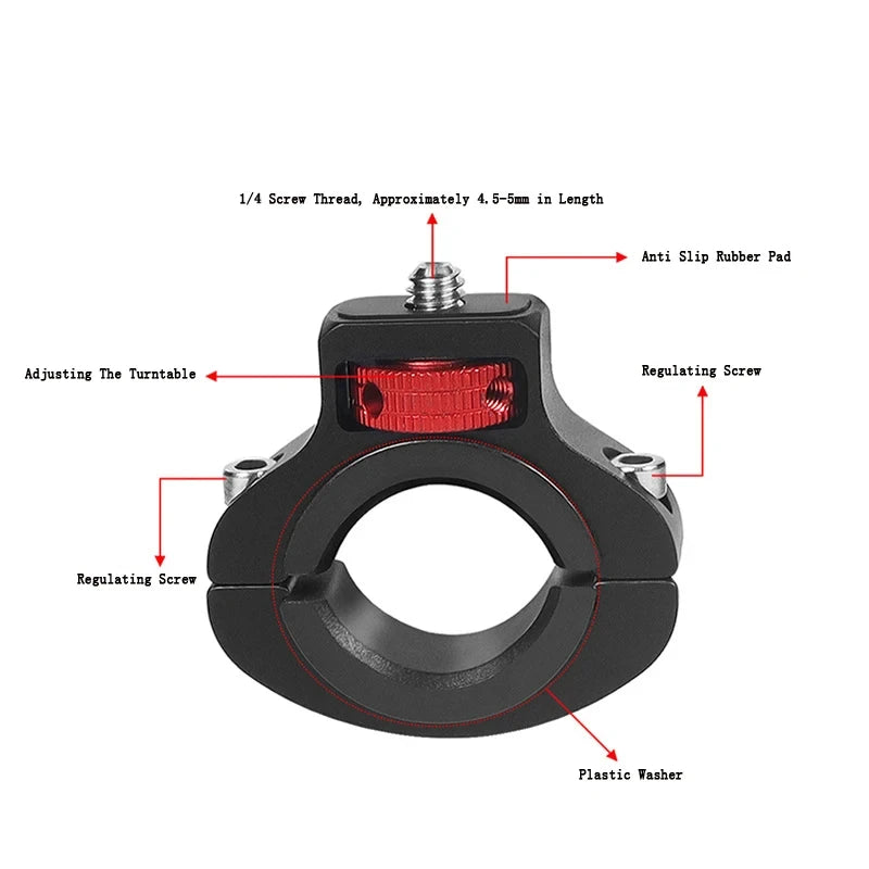 Action Camera Bicycle Motorcycle Handlebar Mount Selfie Stick Bracket