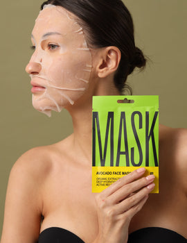 Avocado Cleansing Clay Pure Avocado Bubble Mud For Face Pores & Blackheads Removal Cleansing Natural Skin Care For Women