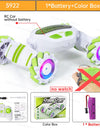 RC Stunt Car With Music Lights Double Remote Control 360° Degree Rotation Off Road Kids Rc Drift Car Toy