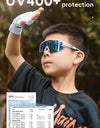 Bike Glasses Polarized UV400 Sun Protection Bicycle Goggles Boys Girls Sports Running MTB Road Sunglasses