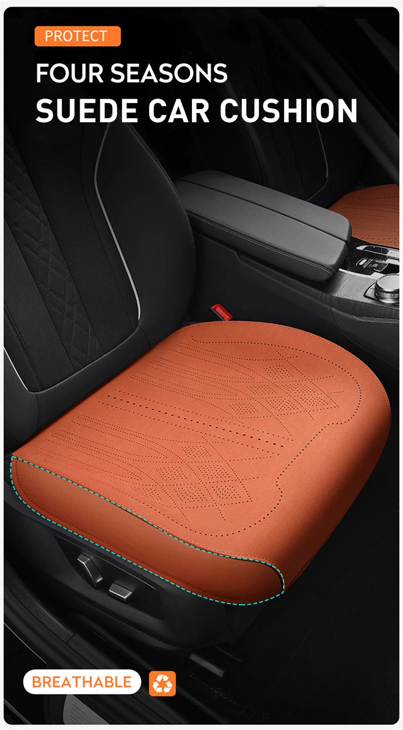 Universal Flip Fur Car Seat Cover Sweatproof Breathable Car Seat Cushion Thin Anti-slip Auto Seat Mat Pad Car Interior Accessory