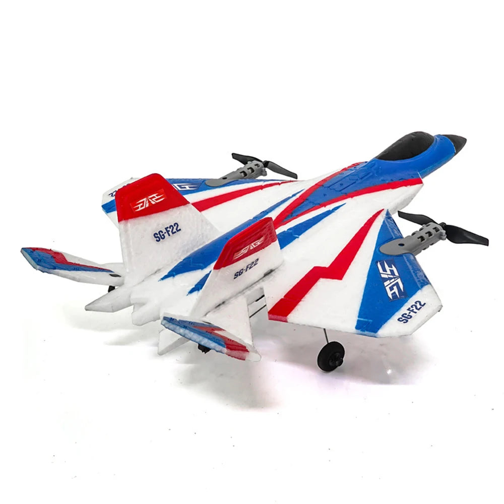 RC Plane F22 Stunts Plane 2.4G Radio Control Glider Remote Control 3D Plane Glider Airplane EPP Foam Boys Toys for