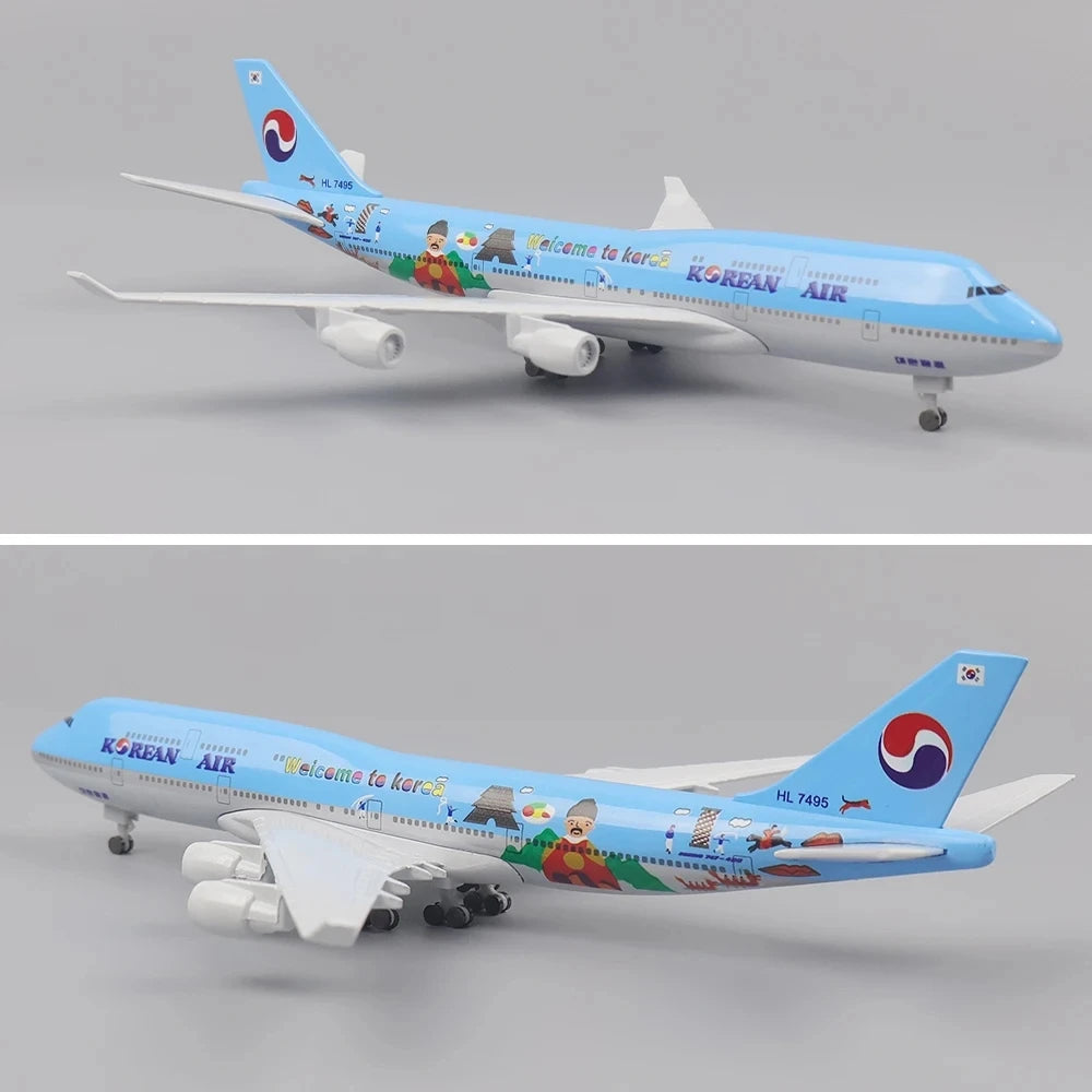 20CM Korea Boeing 747 Aircraft Model