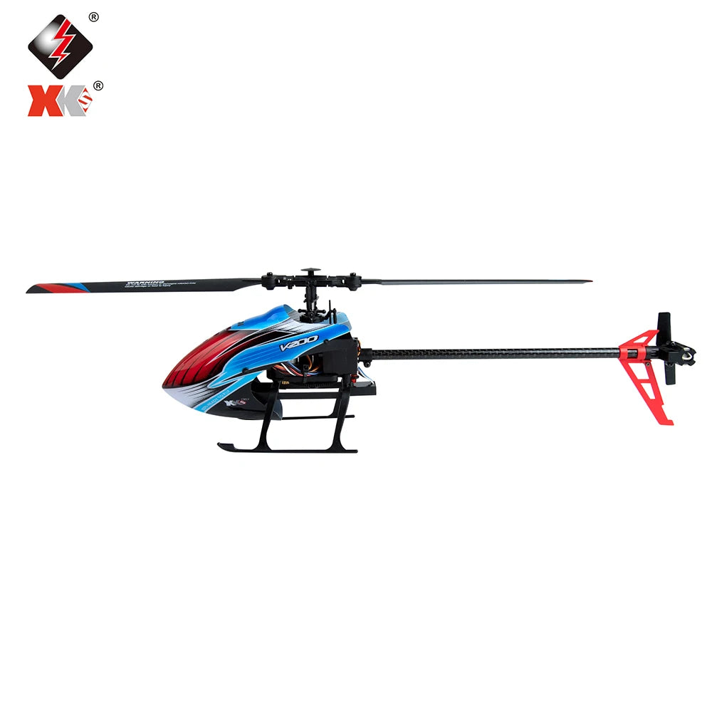 WLtoys XKS RC Helicopters K127 6-Aixs Gyroscope 2.4G 4CH Single Blade Propellor Gyro Mini RC Helicotper for Gift RC Toy V911