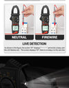 Smart Clamp Multimeter 600V Meter AC/DC Voltage Tester Ammeter Pliers Test Voltmeter Capacitance Ohm Current Tools