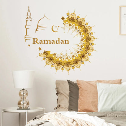 Eid Window Stickers Ramadan Decoration Eid Mubarak Decor