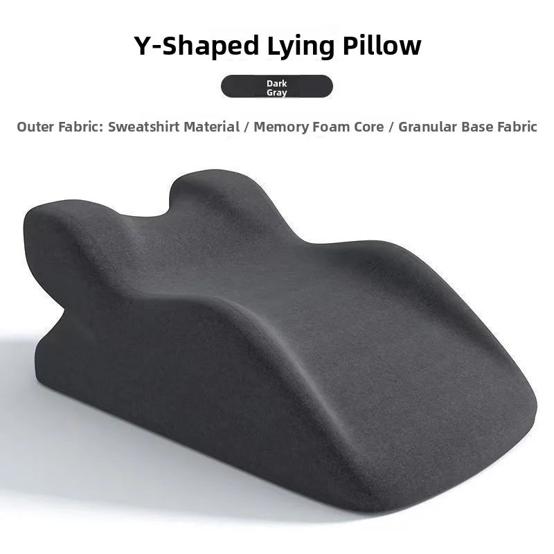 Memory Foam Pillow for Belly S Multi-Functional Soft Hard Dual Use Y-aped Multi-Layer Combination Home Office