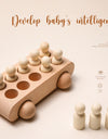 Wooden Train Birthday Toy  Montessori Toys Baby Educational Toys  Wooden Trolley  Baby Learning Toys  Number Of Wood Baby's Toys