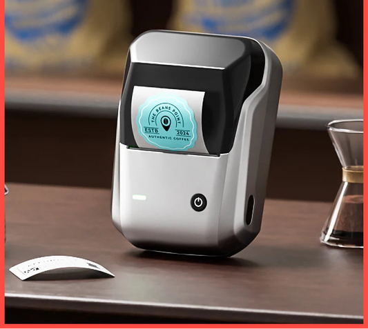 B1 Portable Thermal Label Printer 2 Inch, Bluetooth Mini Sticker Maker, Wireless Inkless Label Printer for Smartphone & PC