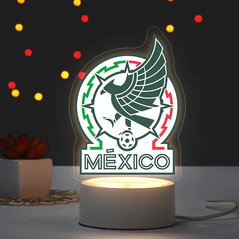 2026 Football Mascot Trophy LED Night Light Desktop Lamp Collectible Decoration