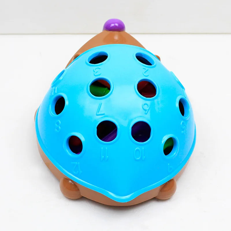 Heddgehog Insert Educational Toy Montessori Toys Training Focused on 's Fine Motor Hand-Eye Coordination Fight Inserted