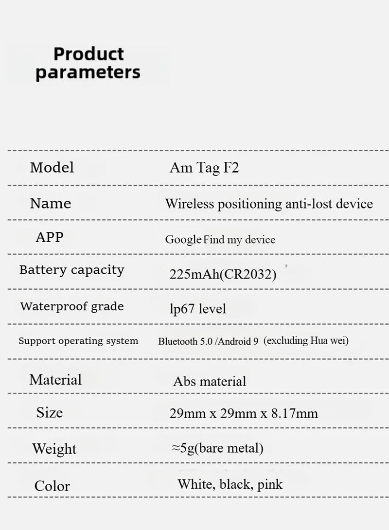 Global Position Systm Tracker Locator Google Mini Finder Android Find My Devices Anti Lost Bluetooth Portable Smart Tag For Car Elderly Pet Wallet