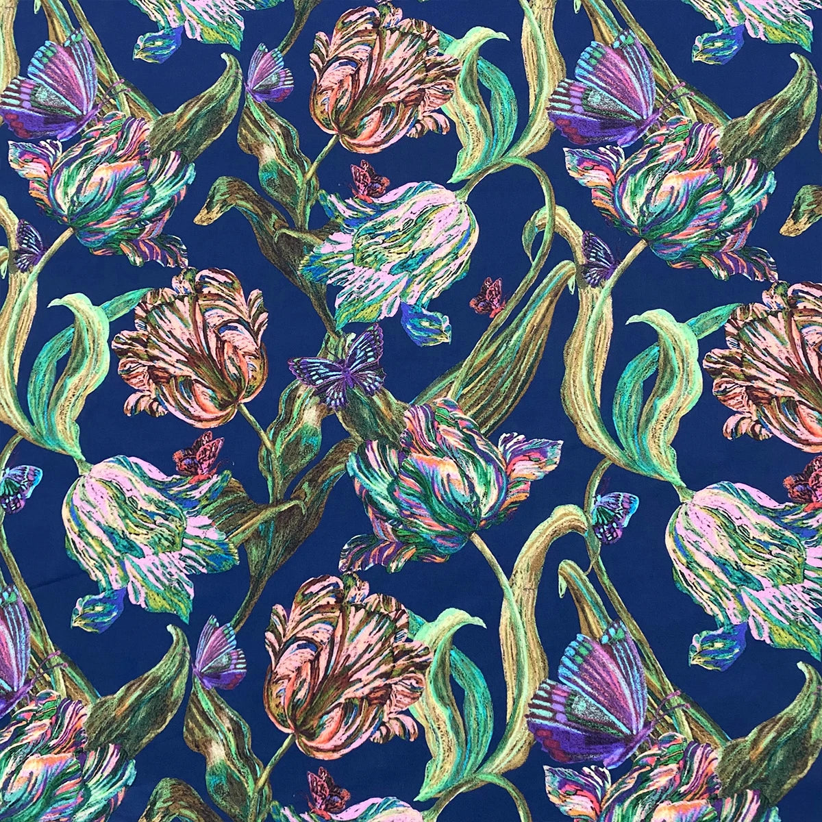 1/2/3/5M 80s 100% Cotton Like Liberty Midnight Sketch tana lawn cotton Fabric DIY handmade Sewing Dress Clothing Designer cloth