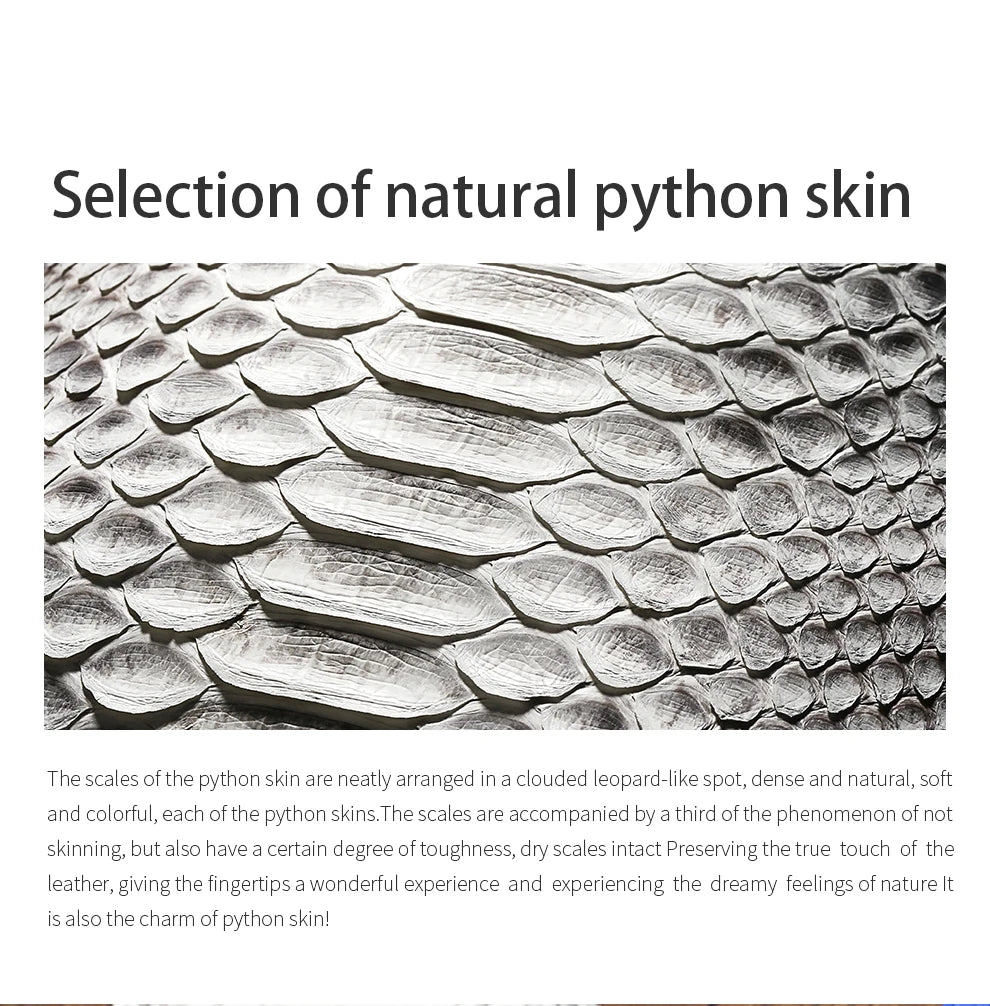 100% Genuine Python Leather Phone Case For iPhone 16 15 14 Pro Max 16Pro Plus Luxury Shockproof Protect Back Cover