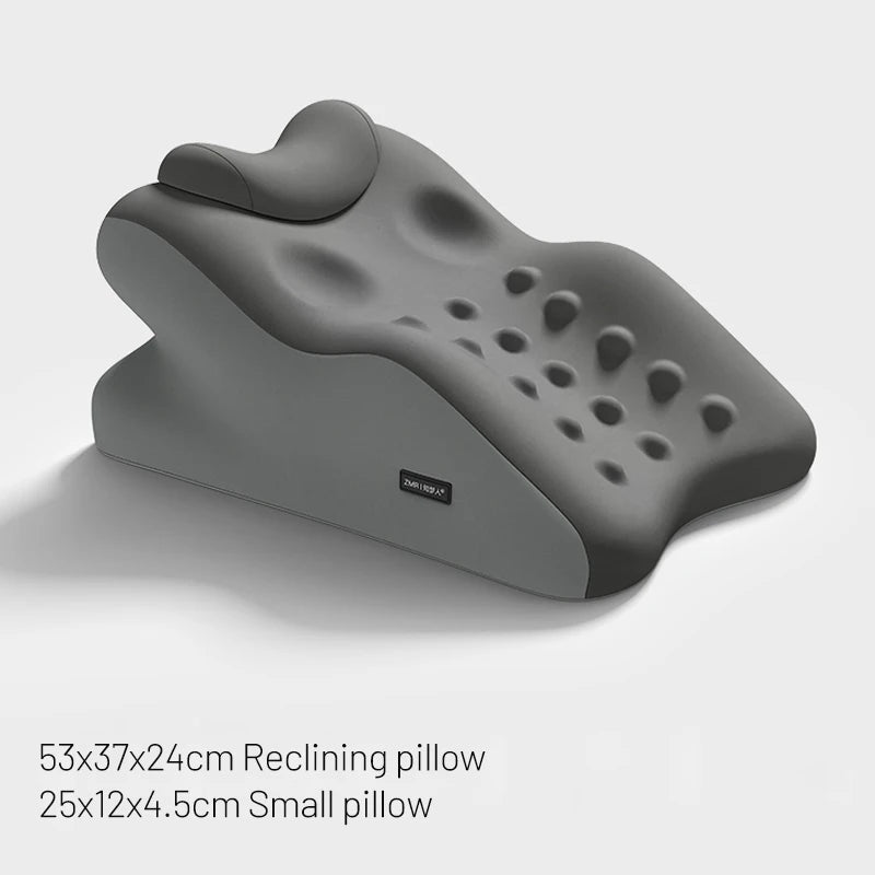Bed Backrest Pillow Ergonomic Design Lumbar Support Cushion for Home Reading in Bed Sofa Chair Washable Cover Back Pain Relief