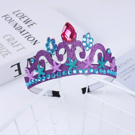 Starfish Rhinestone headband Princess Headband Crown Birthday Party Crown Headband Queen Tiara Photography Props