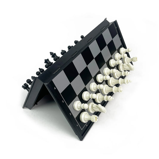 31.8cm 2 in 1 Foldable Magnetic Chess & Checkers Set
