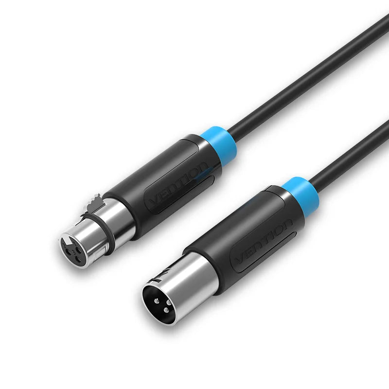 XLR Cable Karaoke Microphone Sound Cannon Cable Plug XLR Extension Mikrofon Cable for Audio Mixer Amplifiers XLR Cord