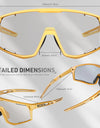 Color Photochromic Cycling Glasses Men MTB Cycling Sunglasses Outdoor Sports Goggles UV400 Bicycle Glasses
