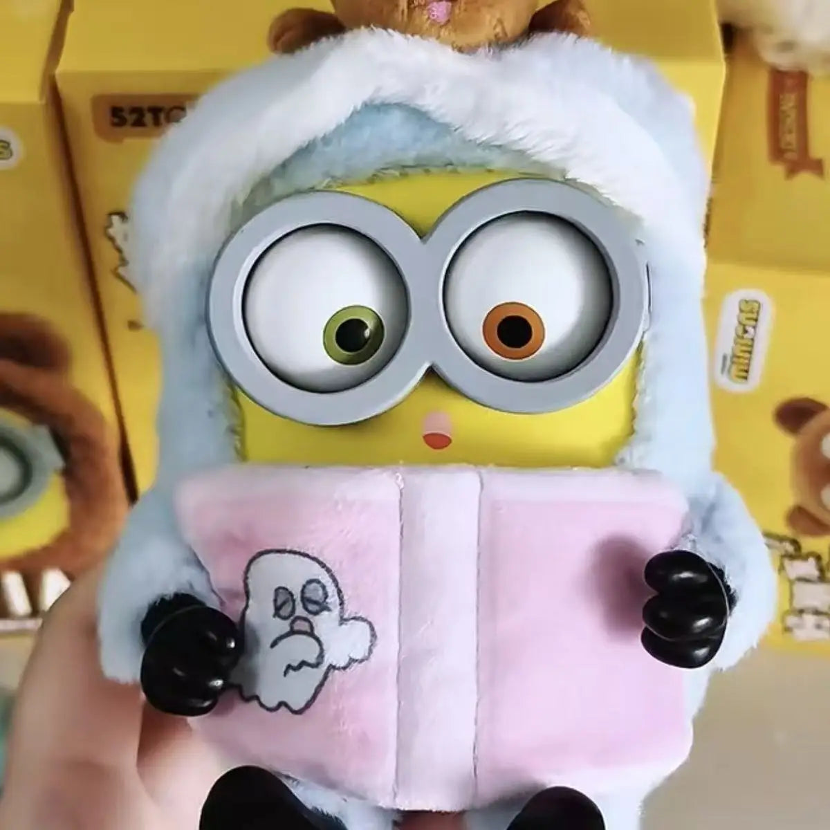 Cute Cartoon Character Vinyl Plush Keychain Bag Charm