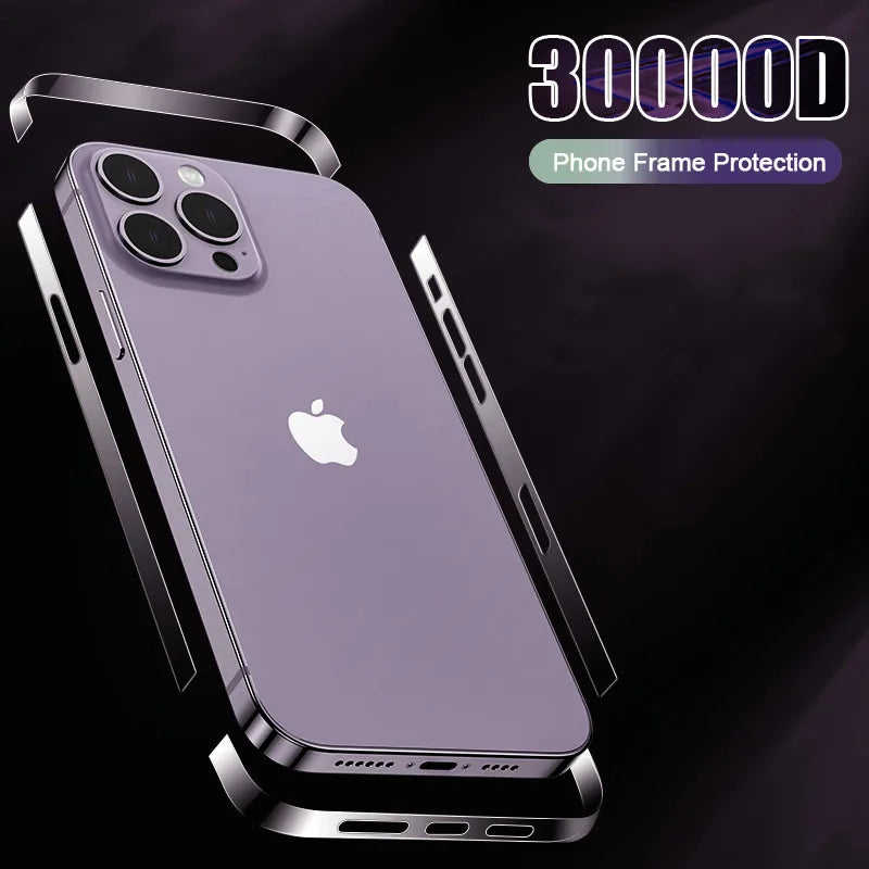 Full Body Hydrogel Film For iPhone 15 14 11 12 13 Pro Max Frame Front Back Screen Protector Camera Lens Protective Film Cover