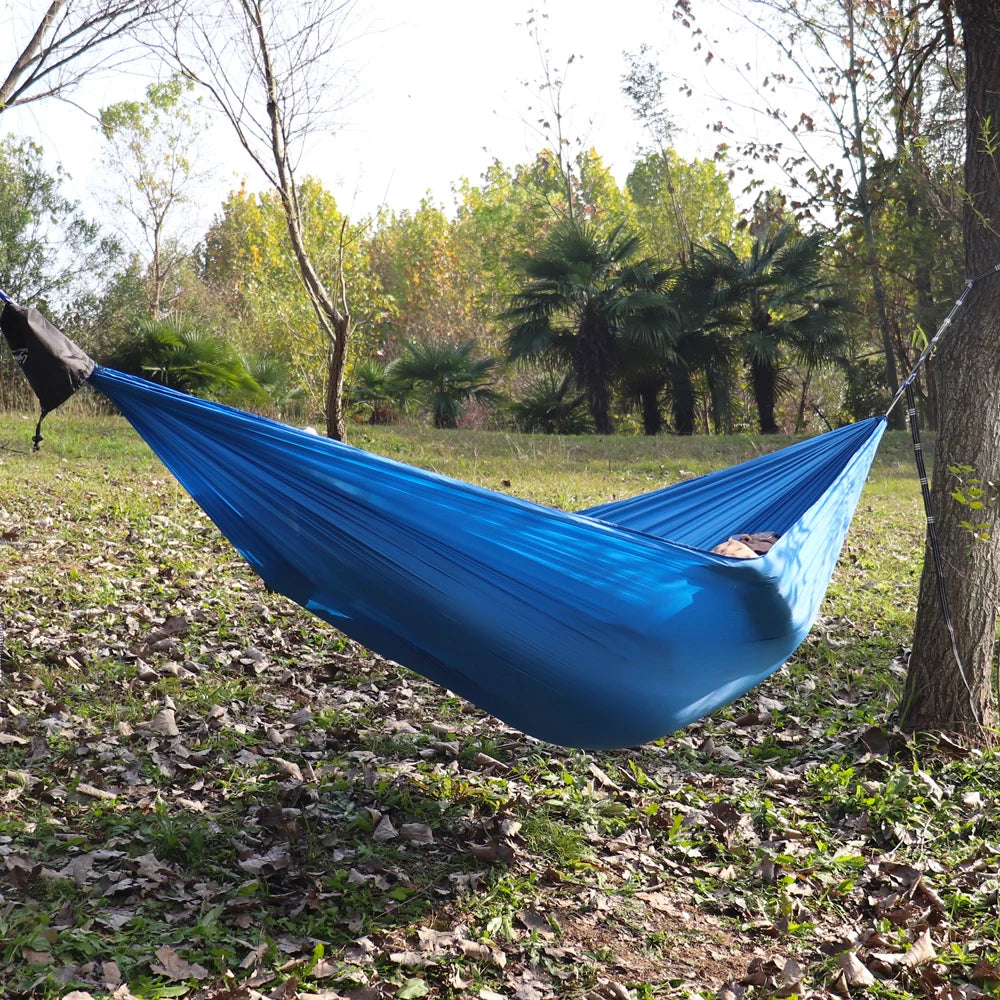 300*140cm Ultralight Hammock 380T (20D) New Parachute Nylon Single Shelter For Hiking Riding And Camping