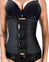 Latex Corset Body Shaper Waist Trainer Cincher Zipper Under bust Weight Loss Slimming Shapewear Hourglass Belt Women