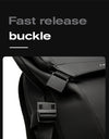 15.6-inch laptop Men's business backpack waterproof multi compartment travel bag Black backpack