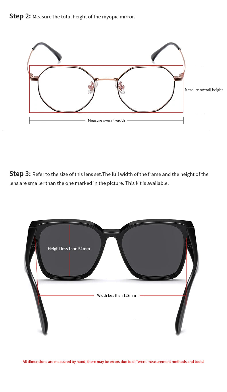Fit Over Polarized Sunglasses UV400 Anti-Glare Driving Eyewear for Prescription Glasses Men Women