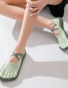 lace up five finger split toe shoes