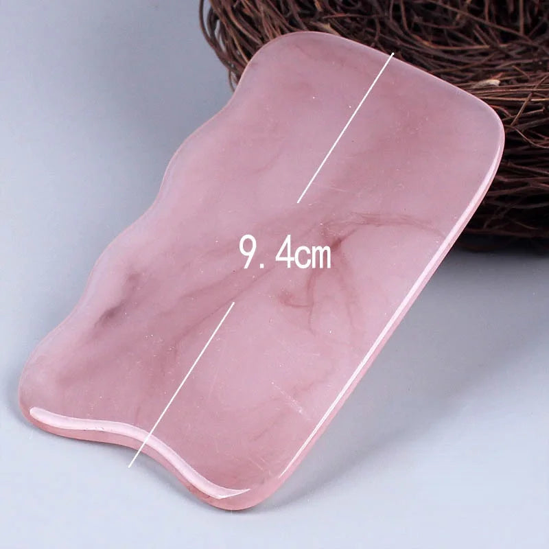Resin Guasha Scraping Massage Scraper Face Neck Skin Massager Acupuncture Gua Sha Board Acupoint Face Eye Care SPA Massage Tool