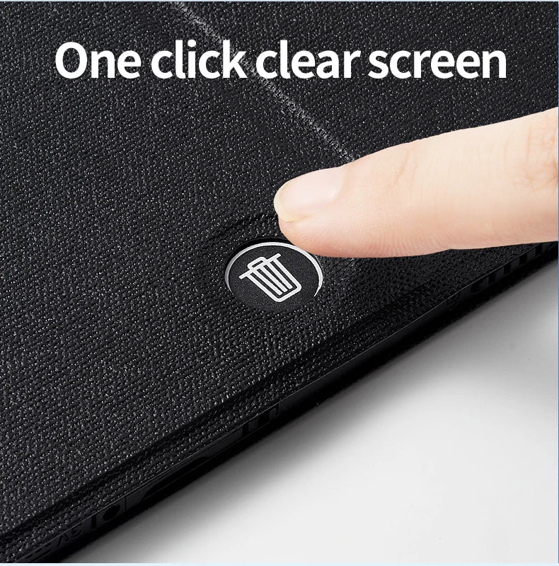 11.5 inch LCD Drawing Board for Work study Full Screen Superfine Handwriting megnet clear Writing Tablet Pad with Leather Case