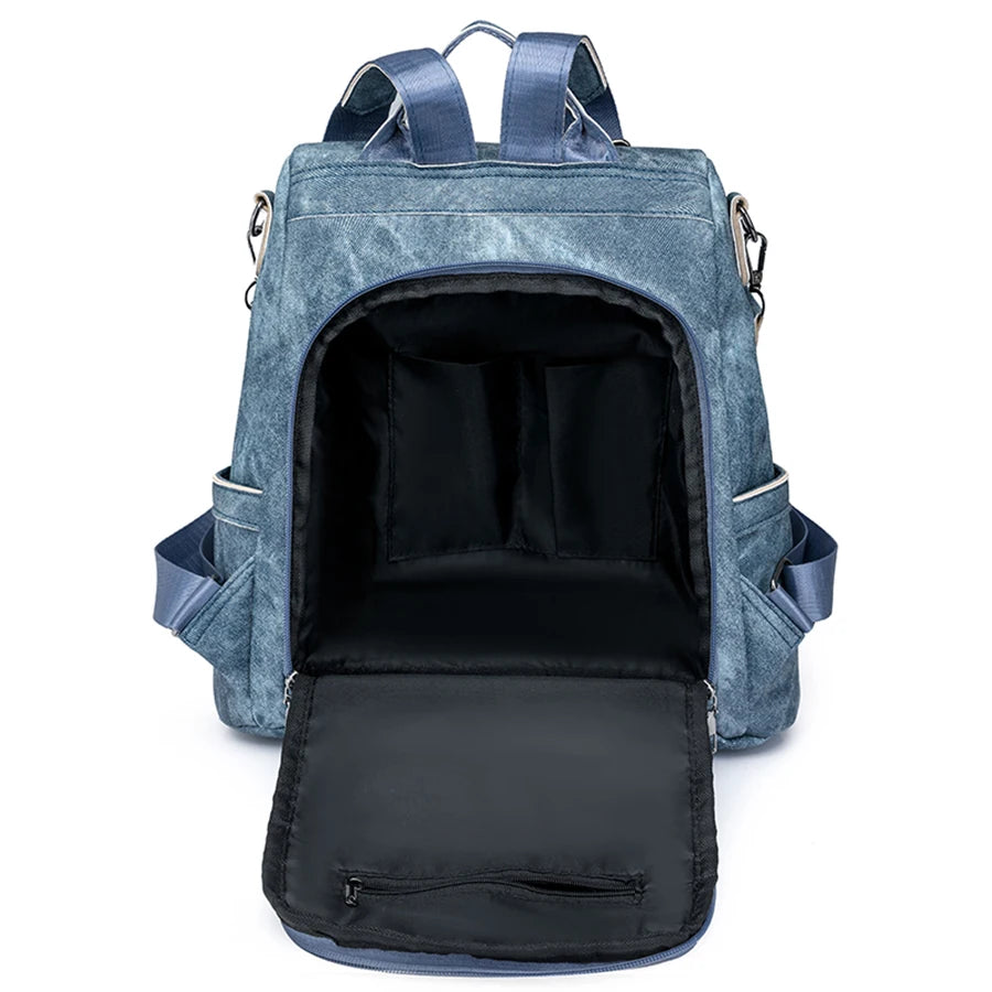 Leather Backpacks Casual Knapsack Large Capacity Packs School Backpack For College Students Travel Bags