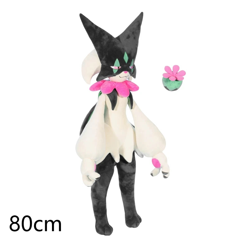 Giant Fantasy Cat Plush Doll Crystal Velvet Throw Pillow