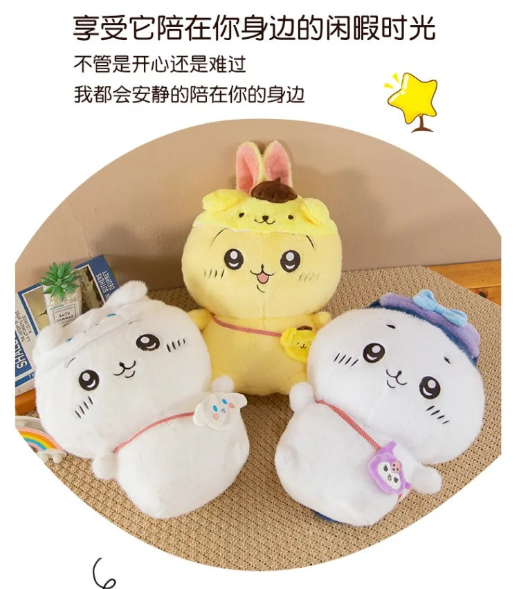 Cute Character Plush Toy Set Soft Stuffed Animal Doll