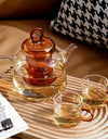 750ml Heat-Resistant High Borosilicate Glass Teapot With Tea Infuser Afternoon Tea Boiling Puer Flower Tea Pot Teaset Teaware