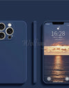 For iPhone 16 Pro Max Case Liquid Silicone Original Plain Rubber TPU Protector Case For iPhone 16 Pro Max Cover TPU Shockproof
