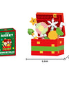 Knew Built Christmas Micro Mini Building Blocks Toys - Santa Claus, Christmas Tree, Reindeer, Snowman Elements - Perfect Gifts