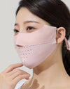 Breathable Sun Protection Face Mask For Men Women High Aesthetic Value Ice Silk Full Face Summer Sunshade Uv Protection