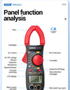 Clamp Meter Multimeter With HD Backlight Display Screen Mini Amperimetric Clamp Tester Noncontact Electrician Tools