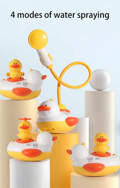 Baby Cartoon Duck Shower Classic Shower Bath Toy Animal Sprinkle Bathroom Swimming Bathing Shower Educational Toys for Kids Gift