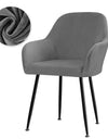 1PC Elastic Velvet Chair Cover Stretch Soft High Armchair Covers Seat Case for Office Kitchen Dining Room Wedding Removable