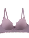 Women’s Brand Low-Cut Push-Up Bra – Soft, Comfortable Wireless Fashion Bralette