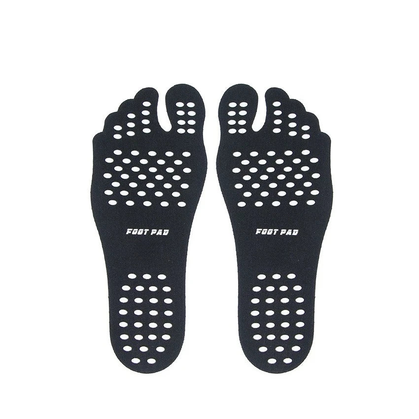 Beach Foot Pads Barefoot Adhesive Invisible Shoes Stick on Foot Pad Stickers Stick on Soles Anti-Slip Waterproof Foot Care Tool